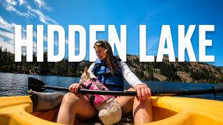 Off-Roading to a Hidden Lake Alone | Camping, Cooking & Kayaking