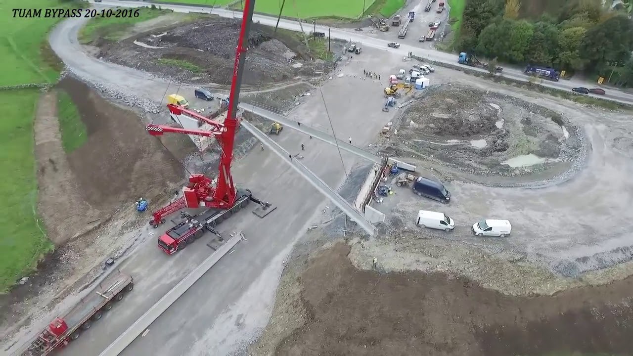N17N18 - 60T/40m Bridge Beam Lift on Tuam Bypass