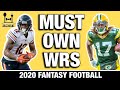 MUST Own Wide Receivers in 2020 Fantasy Football