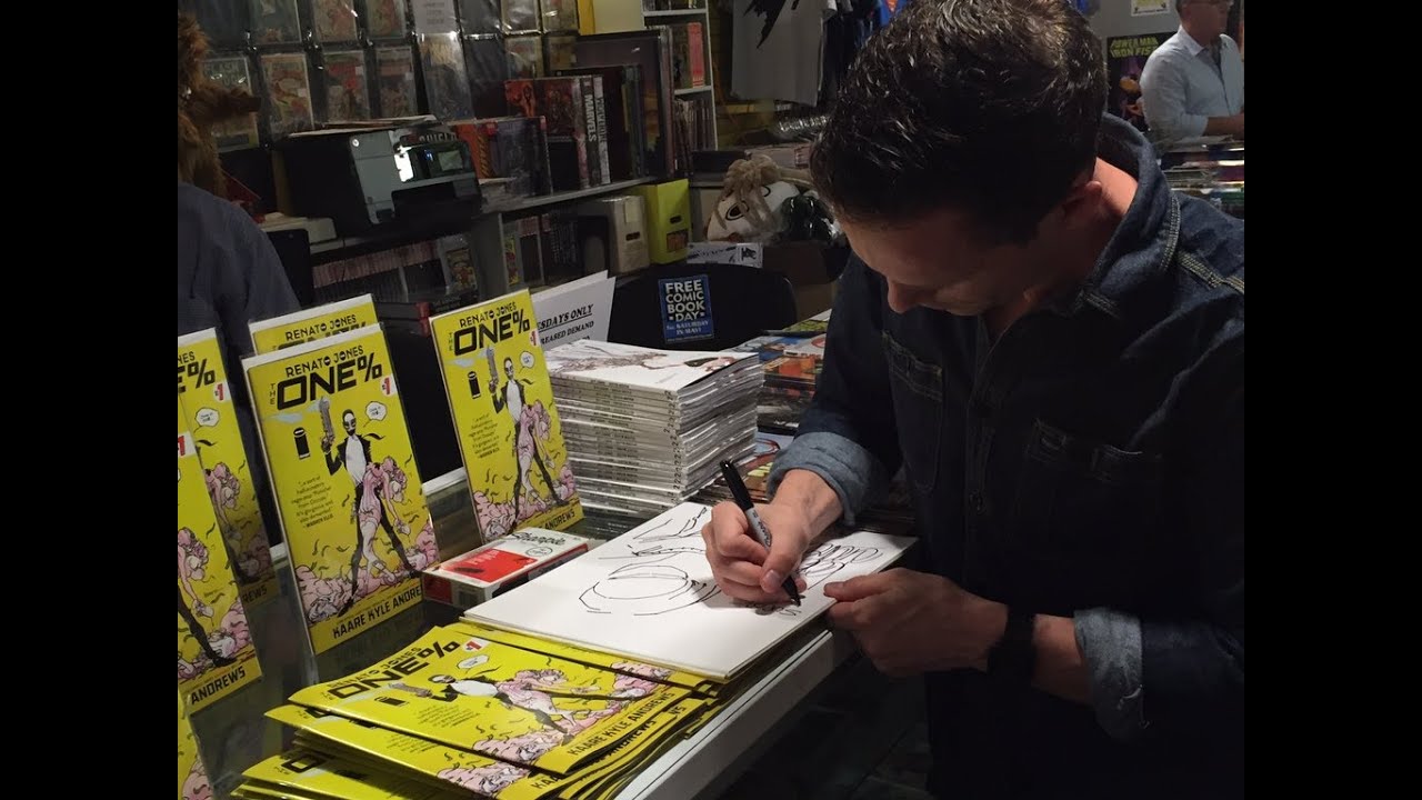 Renato Jones The One% Kaare Andrews at Golden Age Collectables, Vancouver