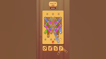 Wood Nuts & Bolts Level 179 #games #woodpuzzlegame #gaming #woodenpuzzle #woodgame #woodnutsandbolts