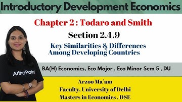 2024 Sem 5 | Sec 2.4.9 | Introductory Development Economics | BA ( Hons , Major & Minor ) Economics
