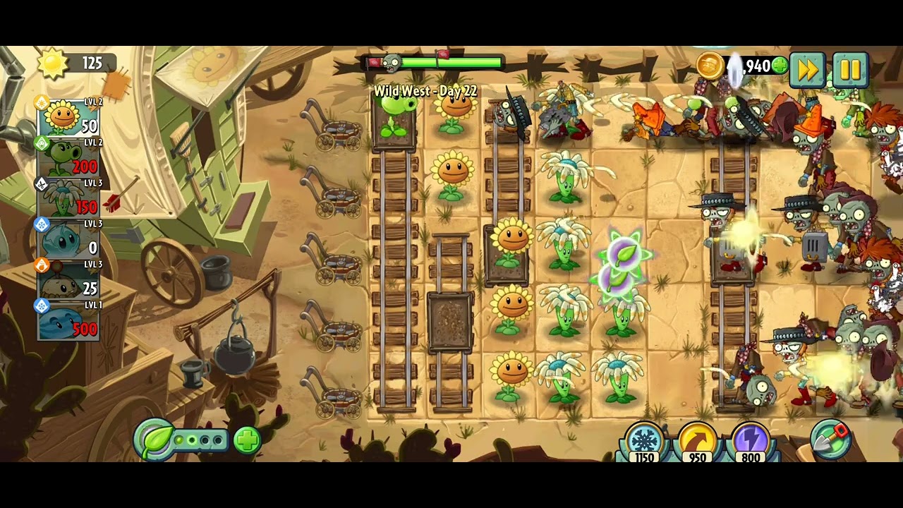 Plant VS Zombies 2 Wild west Day 22 - YouTube