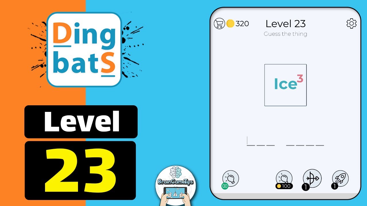 Dingbats - Word Games & Trivia - Level 23 Ice 3 Answer