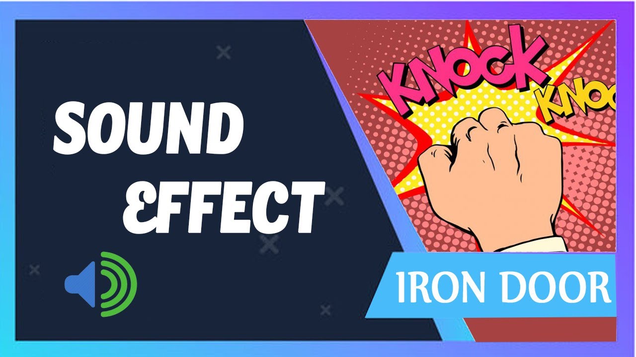 Iron Door Knocking SOUND EFFECT - all sound india - YouTube