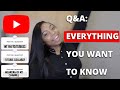 NEW YOUTUBER TAG | 20 QUESTIONS & ANSWERS ABOUT BECOMING A YOUTUBER| GET TO KNOW ME!