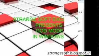 GOD MODE in windows 7.mp4 screenshot 5