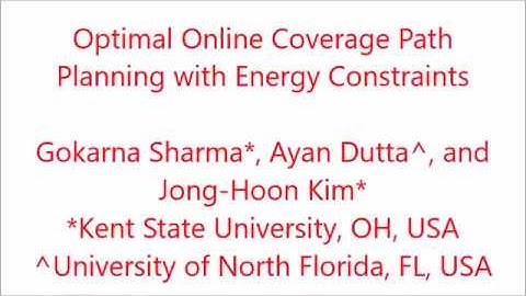 Optimal Online Coverage Path Planning with Energy Constraints