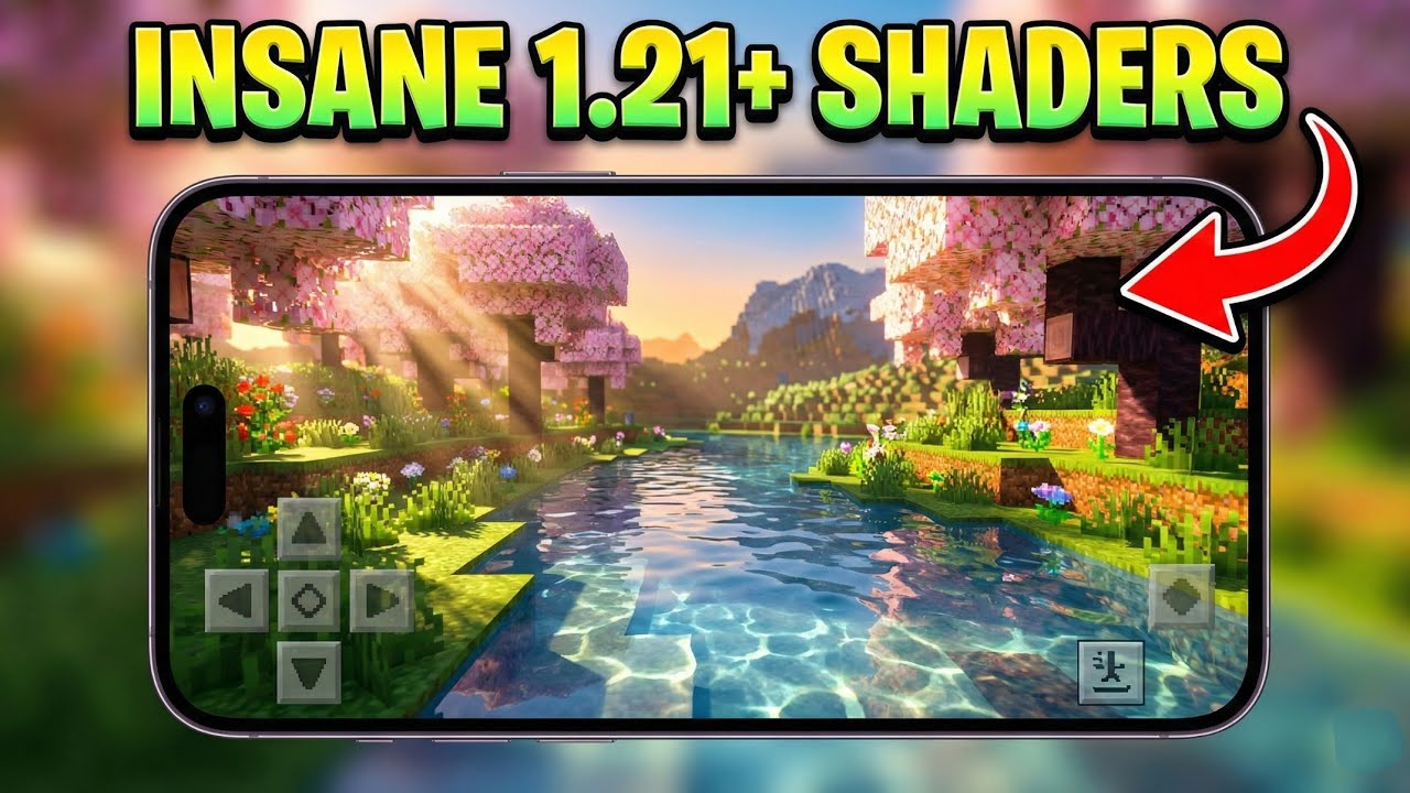 🔥 Top 1 INSANE Shaders for MCPE 1.21+ | Best Minecraft Pocket Edition Shaders 😍
