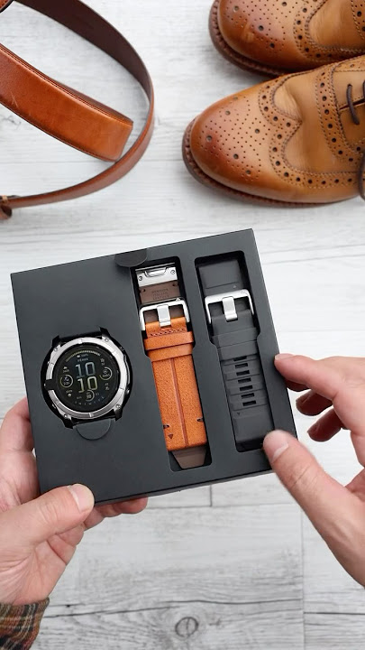 Fénix 8, leather edition (Garmin): unboxing #shortvideo #shorts #watches #garmin #sport #fenix8