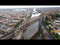 Latchford Viaduct, Manchester Ship Canal and the Latchford Locks