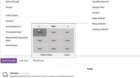 Hijri Widget Odoo16 تاريخ هجرية في العودو | Islamic Date Picker