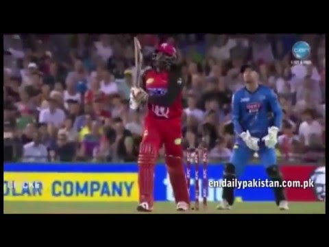 Chris Gayle Hits 50 Runs in 12 balls Equals the Record By Yuvraj Singh in 2007 T20 WorldCup Big Bash