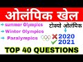 ओलंपिक खेल/olympic games gk/olympic games gk question/olympic games gk in hindi/tokyo olympics 2020