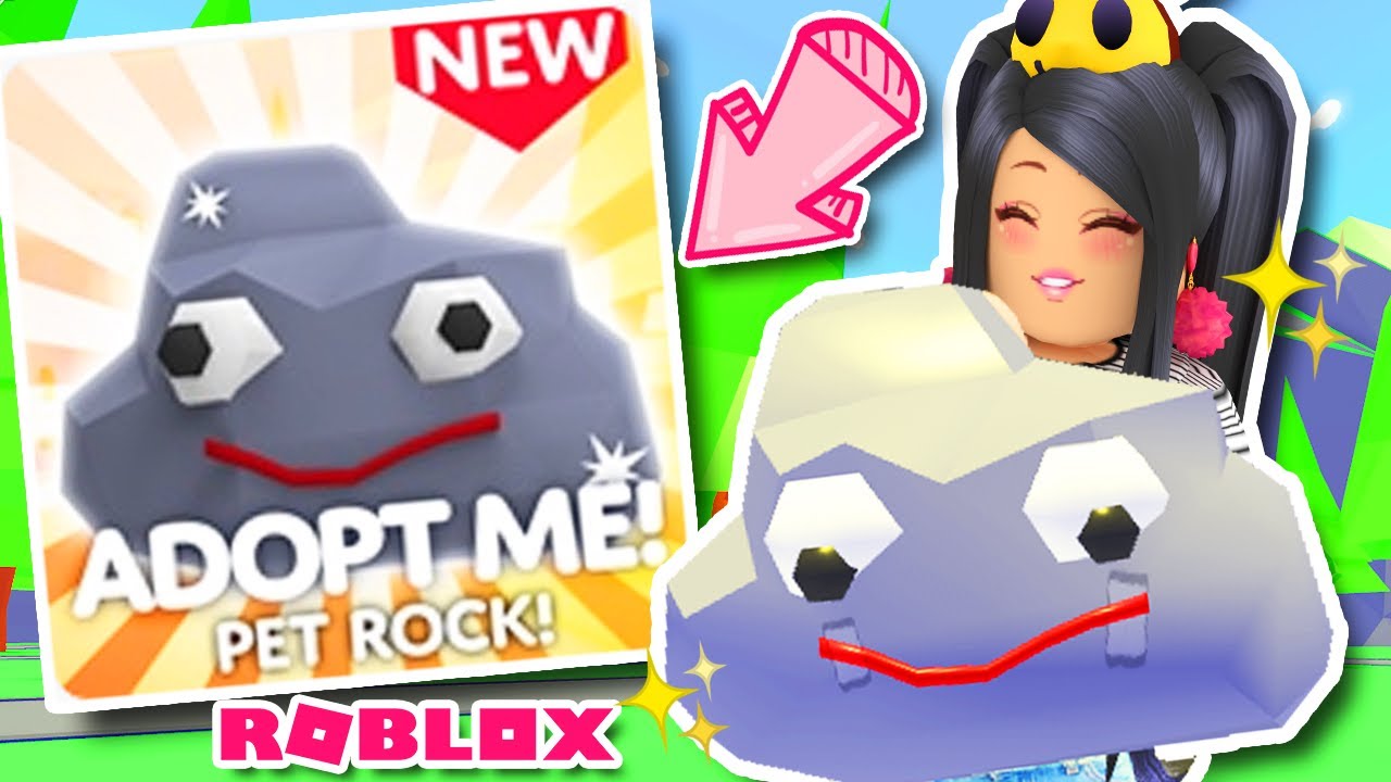 New Free Rock Pet Update In Adopt Me Roblox April Fools Youtube - rock roblox