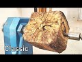 woodturning - Impossible Log Grains woodworking 【職人技】木工旋盤で工芸品を作る