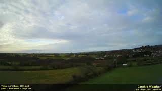 Carnkie Weather Timelapse - 25th December 2020