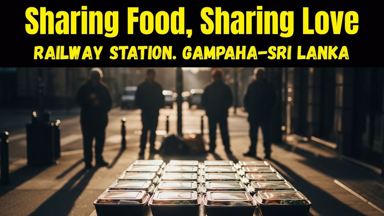 ගම්පහ Station එකේ හිටිය අයට කෑම 20ක් දුන්නා