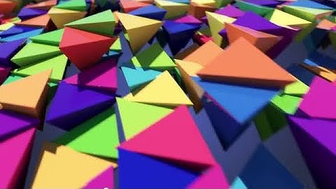 3D Triangles Stock Motion Graphics