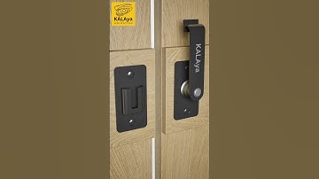 Manual Door latch #ytshorts #shortsfeed #ytshorts #youtubeshorts #diy #lock #animation #trending