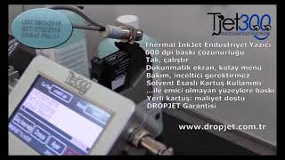 TJET300 termal inkjet kodlama