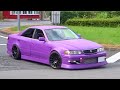 【富士】1JZミーティング 搬出 加速サウンド/1JZ JDM cars accerelation sound in Japan. MarkⅡ, Chaser, more‼️