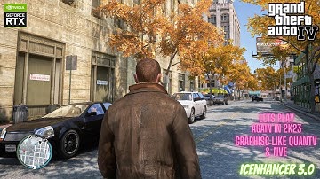 How To Install Graphics Mod In GTA IV for Low End PC  | ICENHANCER 3.0 ✅[ Best Graphics Mod 2023 ]
