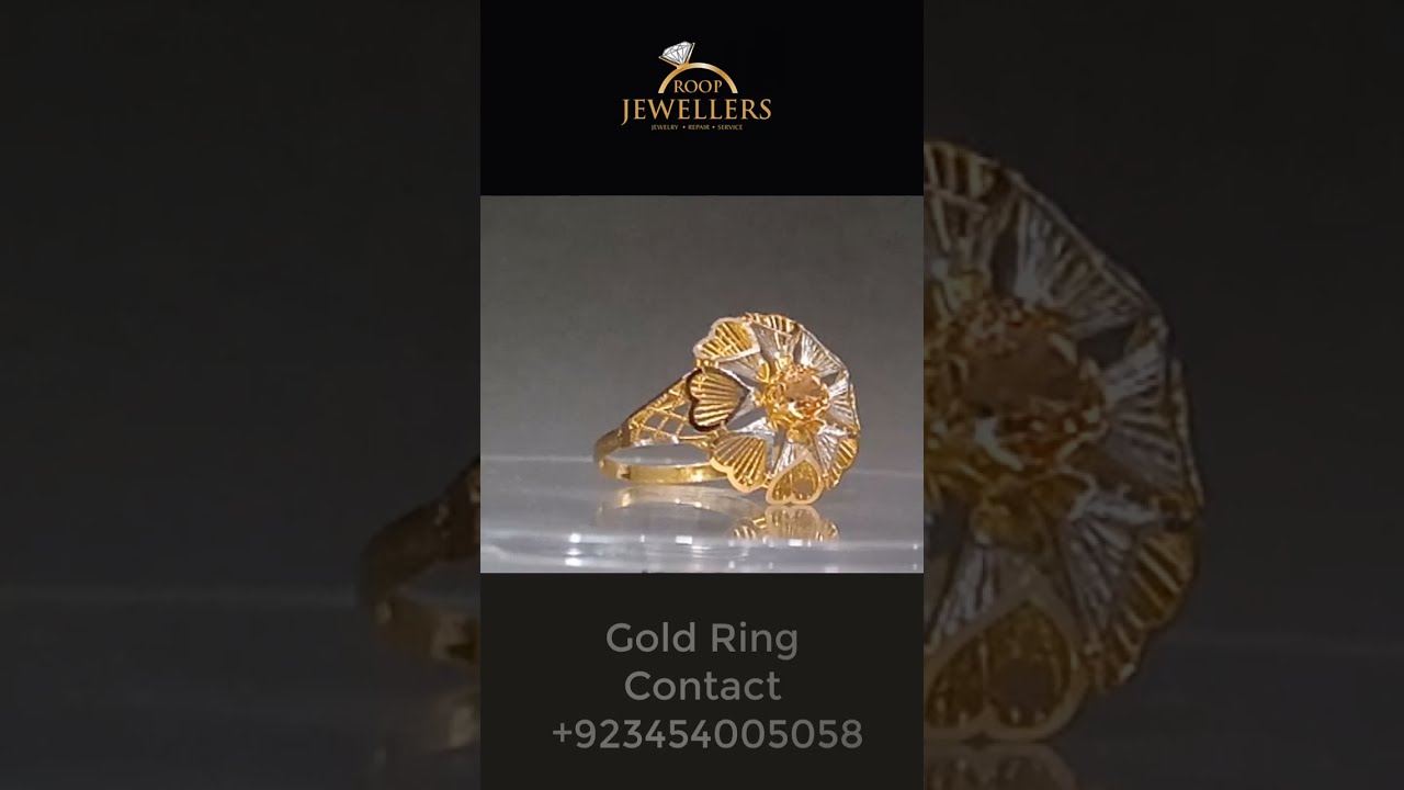 RING DESIGN LATEST | GOLD RING DESIGN 2021 | LIGHT WEIGHT GOLD RING | ROOP JEWELLERS 
