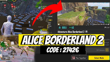 Bgmi wow Parkour map code 27426 ||  Adventure Alice Borderland 2 | New Parkour |Nisba YT | part 1