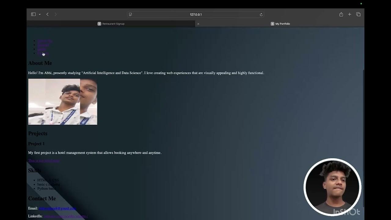 my first html project review - YouTube