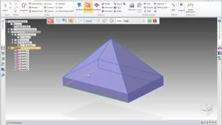 Solid part to sheet metal
