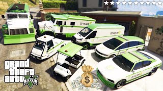 GTA 5  Stealing SECRET MONEY TRUCKS with Franklin! (Real Life Cars #112)