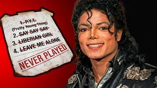 The Hit Songs Michael Jackson NEVER Performed Live (And the Pattern Behind It)