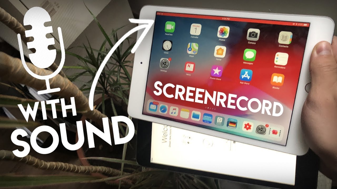 How To Record Ipad Screen With Sound Youtube - how to make a roblox audio on ipad