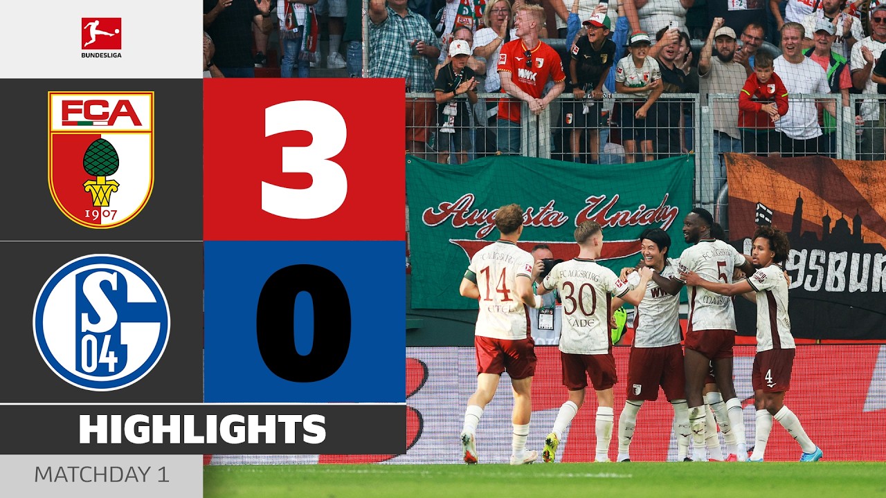 [독일 분데스리가] FC 아우크스부르크 3 : 0 FC 샬케 04 경기 결과·하이라이트