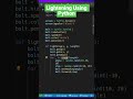⚡ Lightning Effect with Python Turtle  #coding #codingbat #python #correctcoding #lispacy