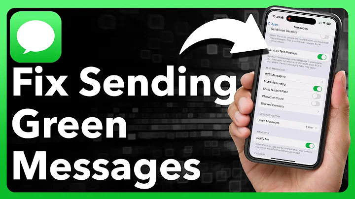 How To Fix iPhone Sending Green Messages