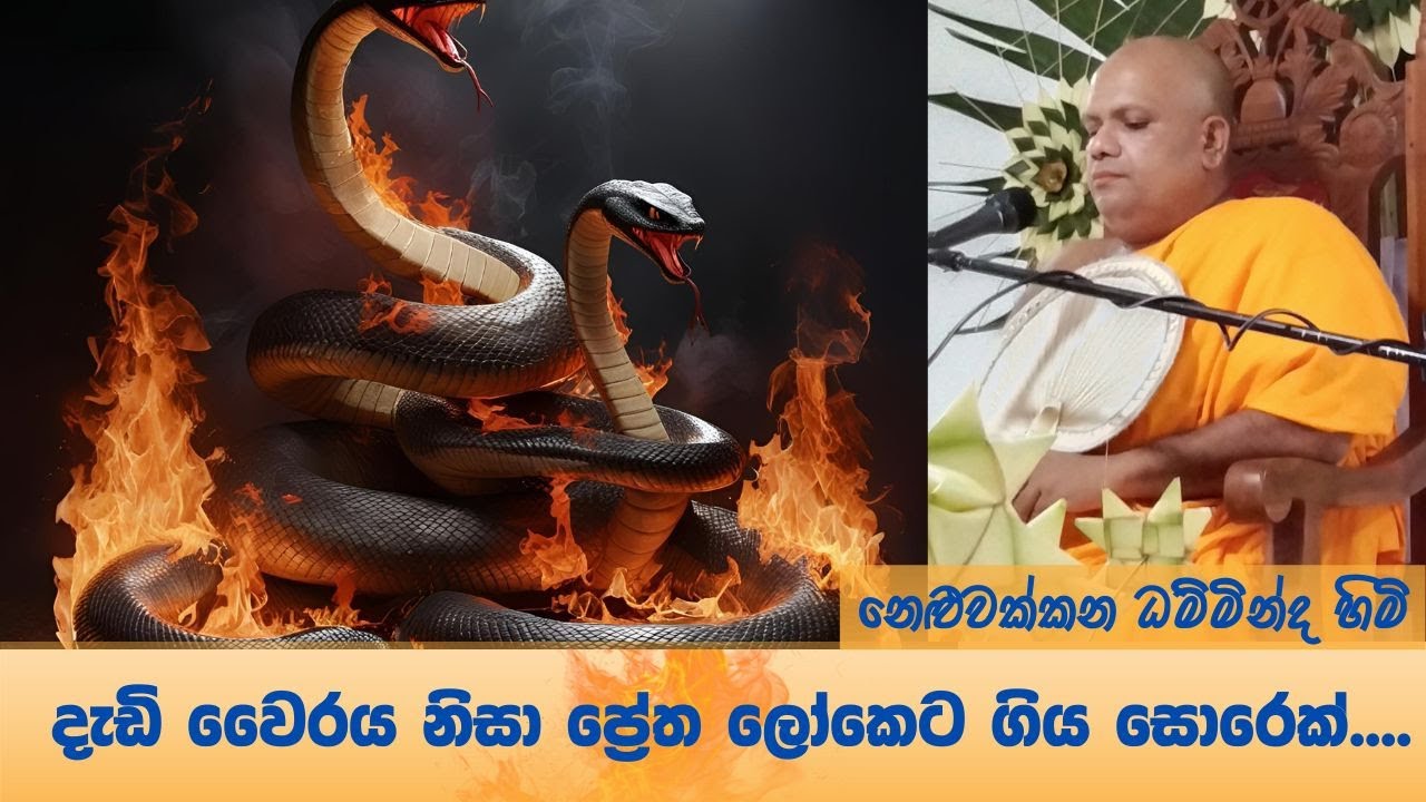 දැඩි වෛරය නිසා ප්‍රේත ලෝකයට ගිය හොරෙක් (අජගර ප්‍රේතයා)