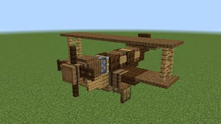 how to make a wooden plane in minecraft screenshot 1