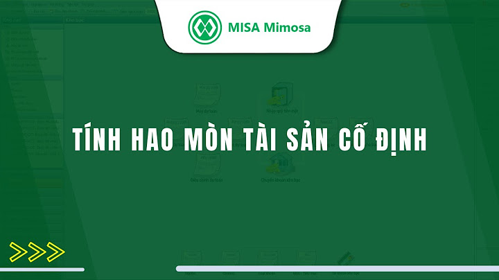 Hao mòn tài sản cố định tính vòa nguồn nào năm 2024