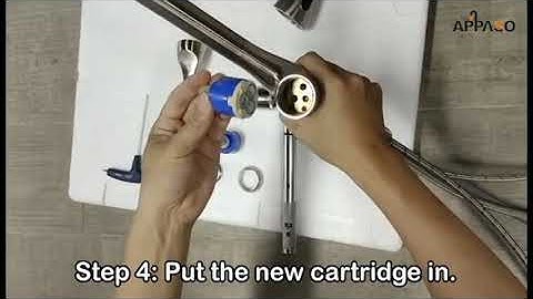 How to change a kitchen faucet cartridge? Appaso kitchen faucet cartridge replace guide.