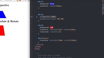 #10. Membuat 3D Translate dan Rotate ( Belaja Dasar CSS3 )