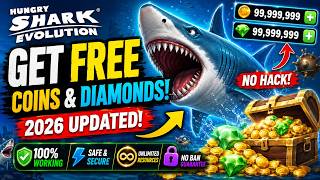 How To Get FREE Coins & Diamonds in Hungry Shark Evolution 2026 (UPDATED) screenshot 5