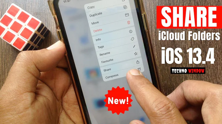 How to Share iCloud Folders from iPhone in iOS 13.4
