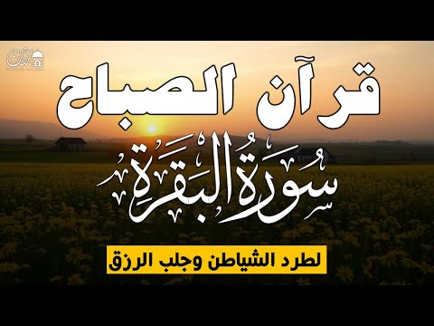 قرآن الصباح سورة البقره قران كريم بصوت جميل جدا لحفظ وتحصين المنزل وجلب البركه   