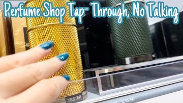 ASMR * Perfume Shop Tap-Through* Fast Tapping & Scratching * No Talking * ASMRVilla