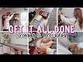 GET IT ALL DONE // clean & decorate with me