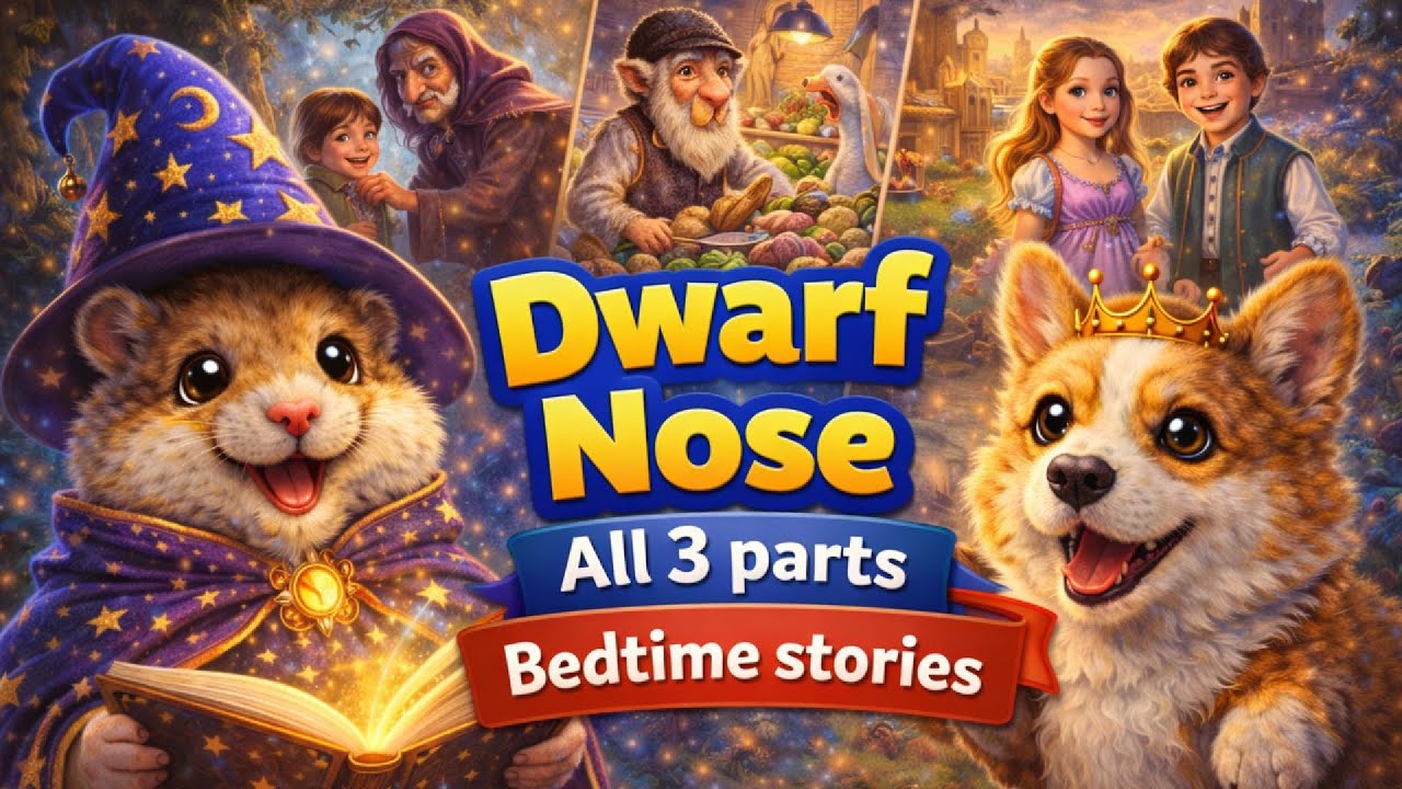 Аудиокнига «Карликовый нос» (все 3 части) / Сказки на ночь 🏰