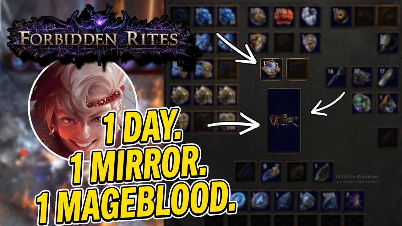 How I Got A Mirror And Mageblood In 1 Day | Path Of Exile 2