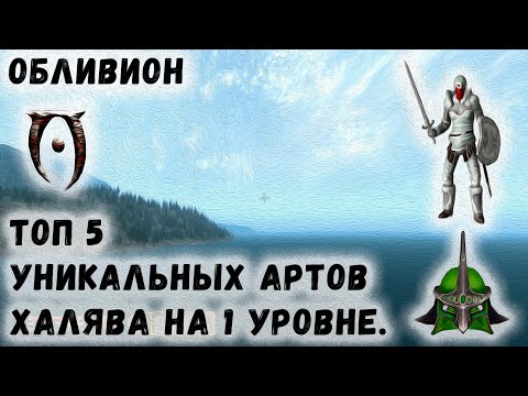Видео: Oblivion 46 Секретный Топ 5 уникальных халявных артефактов на 1 уровне